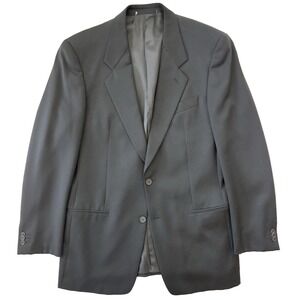 vintage 90s black Giorgio Armani Mani blazer‎ jacket sport suit coat wool 40 L